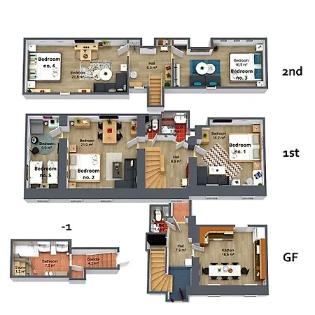 The Bookhouse, 5-bedroom By Castle