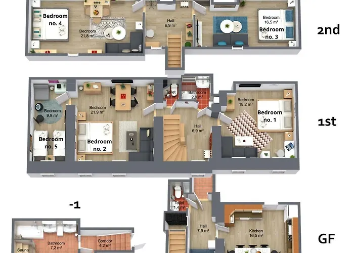 The Bookhouse, 5-bedroom By Castle Lejlighedshotel